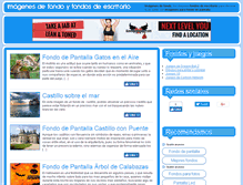 Tablet Screenshot of imagenesdefondo.net
